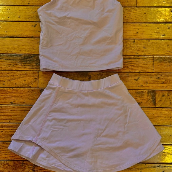 SweetHoney Other - SweetHoney Pale Pink Girls Tank Top and Skirt Set